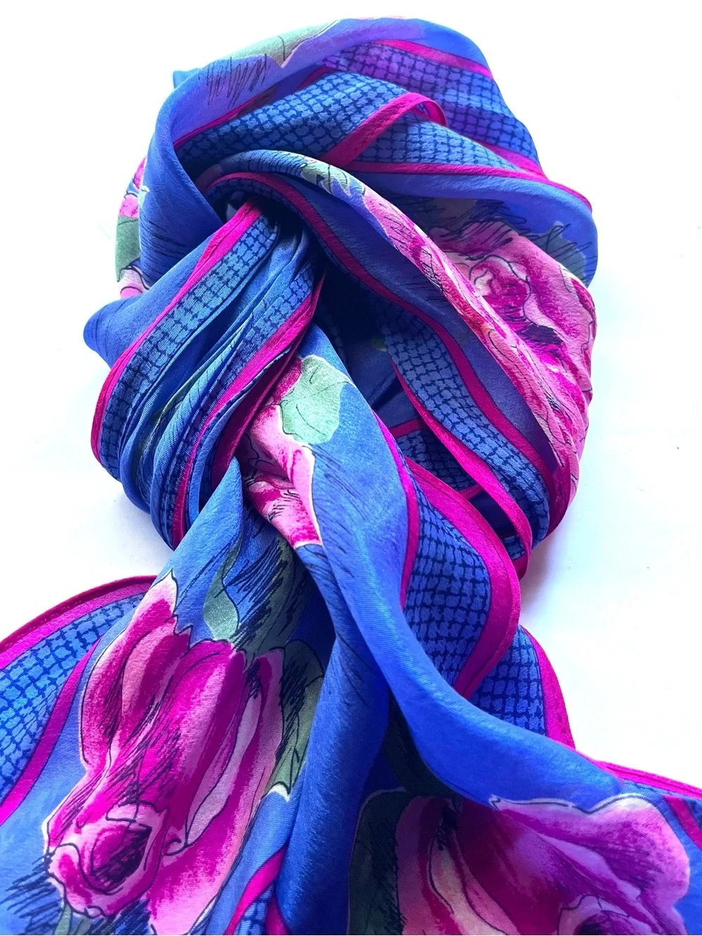 Vera Vintage Floral Scarf